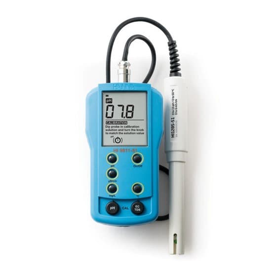 Hanna HI-9811-51 เครื่องวัดคุณภาพน้ำ pH/EC/TDS/Temperature Meter-photo0