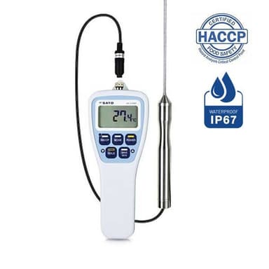 SK Sato SK-270WP เครื่องวัดอุณหภูมิดิจิตอล HACCP (IP67)