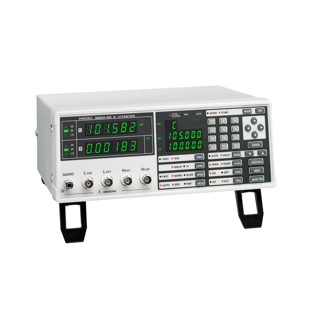 HIOKI 3504-60 เครื่องวัดค่าความจุไฟฟ้า (Capacitance Meter) Built-in GP-IB, RS-232C
