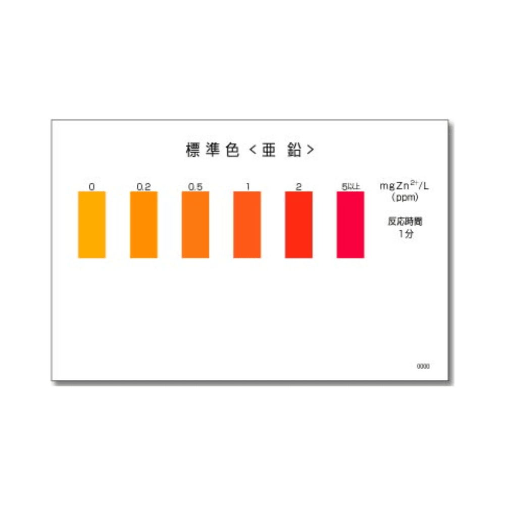 Kyoritsu Packtest WAK-Zn ชุดทดสอบคุณภาพน้ำค่าสังกะสี (Zinc)