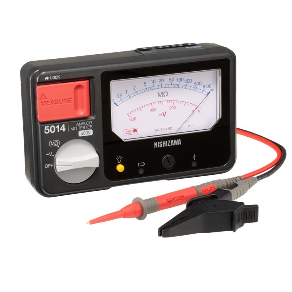 NISHIZAWA 5014-10 เครื่องทดสอบความต้านทานฉนวน (Analog Insulation Resistance Tester)