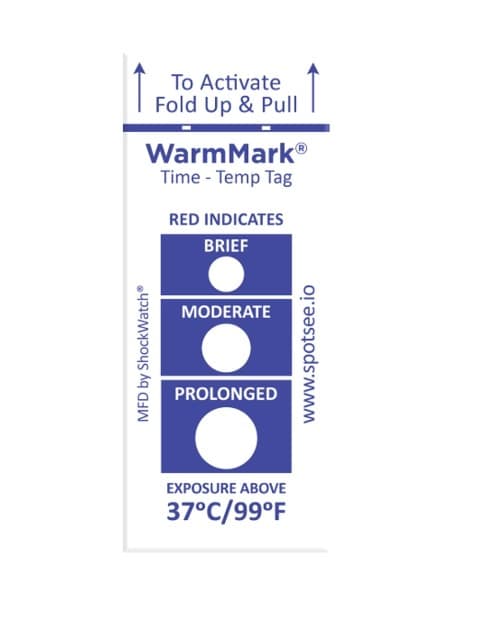 WarmMark-37C แถบวัดอุณหภูมิ 37 องศาเซลเซียส  (1 Label | Pack)-photo0