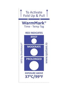 WarmMark-37C แถบวัดอุณหภูมิ 37 องศาเซลเซียส  (1 Label | Pack)-photo0