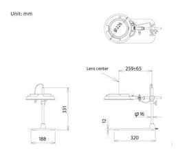 Otsuka ENVL6K-B-15X โคมไฟแว่นขยาย | Table Stand-photo1