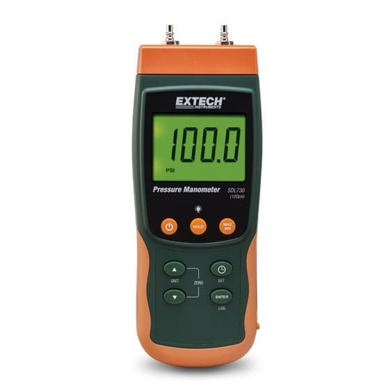 Extech SDL730 เครื่องบันทึกความดันแตกต่าง Differential Pressure Manometer Datalogger-photo0
