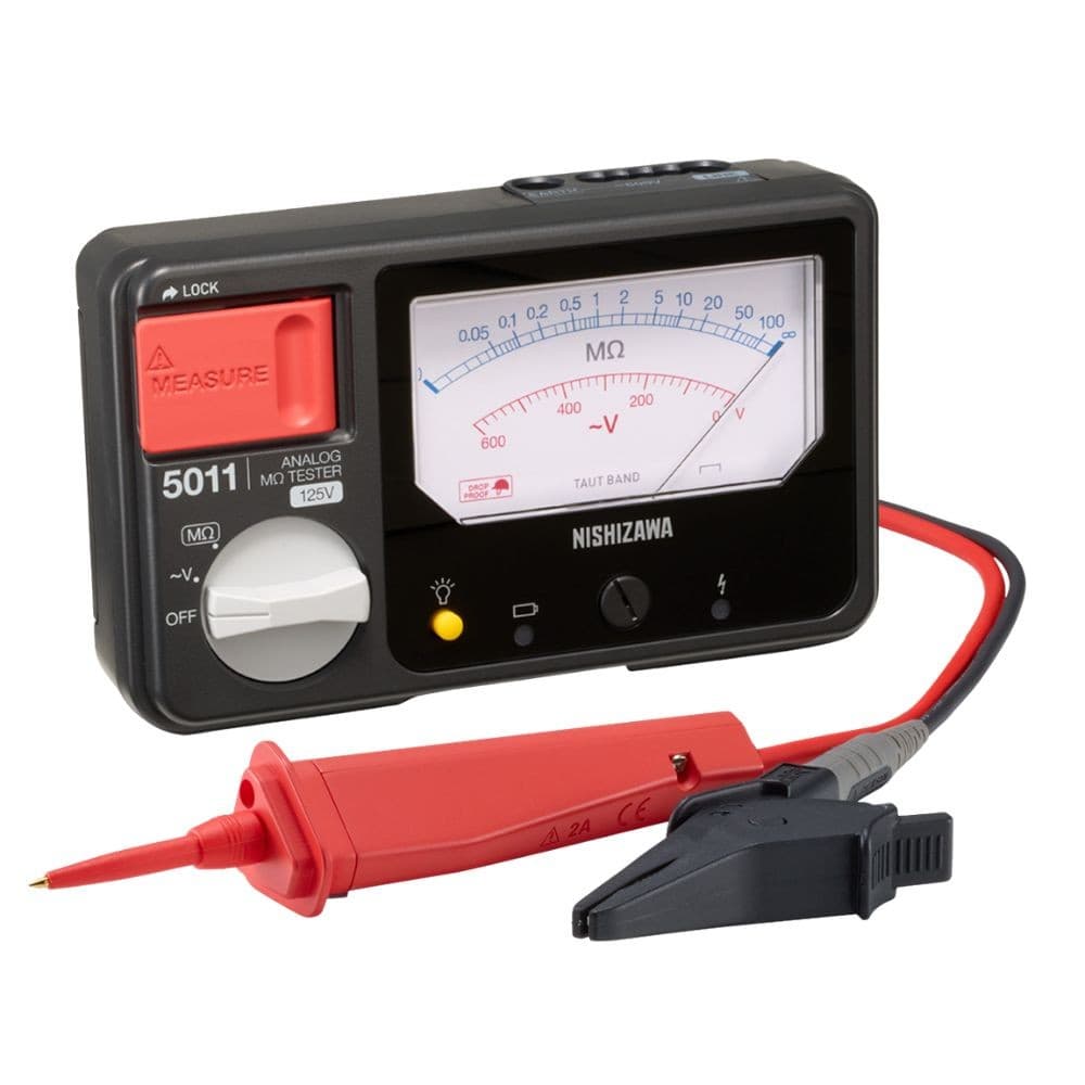 NISHIZAWA 5011-11 เครื่องทดสอบความต้านทานฉนวน (Analog Insulation Resistance Tester)