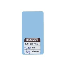DeFelsko STD-CS5 Certified Plastic Shims For Coating Thickness | 125 Micron-photo0