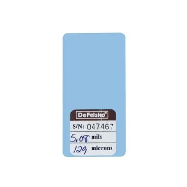 DeFelsko STD-CS5 Certified Plastic Shims For Coating Thickness | 125 Micron