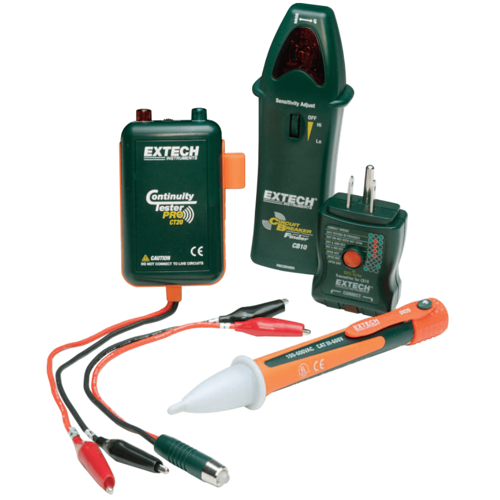 EXTECH EX-CB10-KIT ชุดเครื่องมือวิเคราะห์ปัญหาไฟฟ้า Electrical Troubleshooting Kit