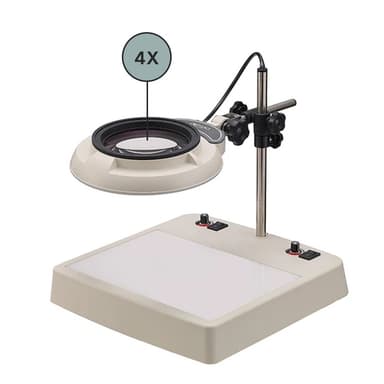 Otsuka ENVL-CL-4X โคมไฟแว่นขยายแบบมีไฟส่วนฐาน | Lightbox-type illuminated magnifier