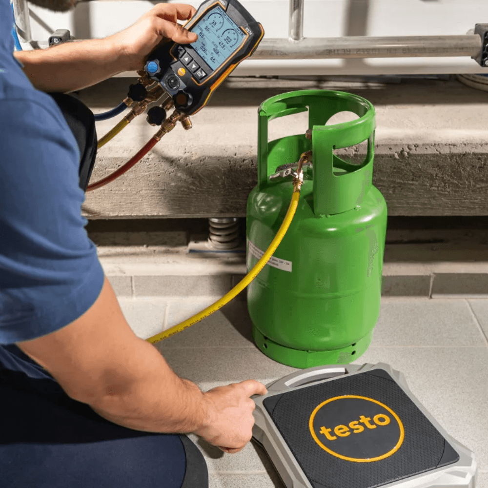 Testo 560i เครื่องชั่งน้ำยาทำความเย็นแบบดิจิทัล | Digital refrigerant scale with Bluetooth