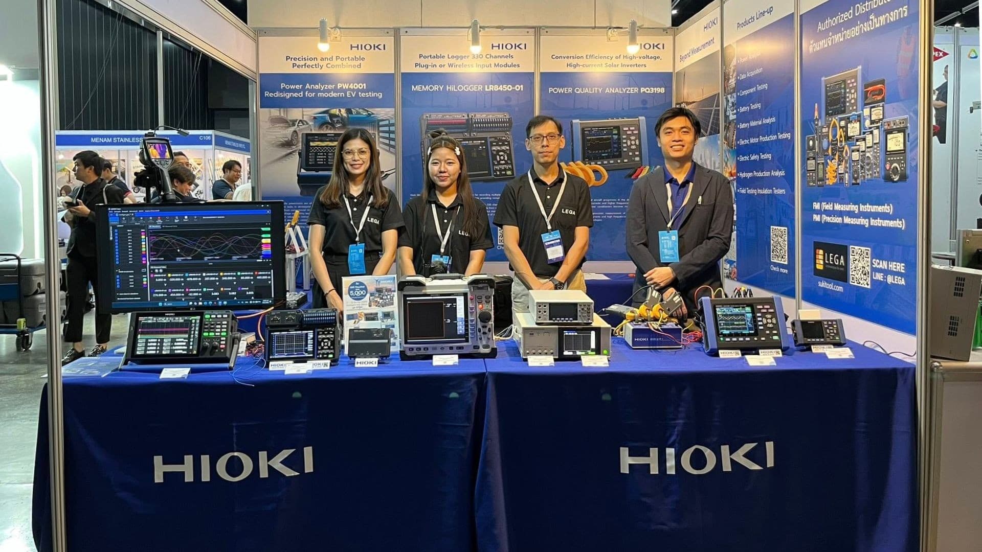 LEGA Corporation และ HIOKI Thailand ร่วมจัดแสดงนวัตกรรมเครื่องมือวัดระดับโลกในงาน Intelligent Asia Thailand