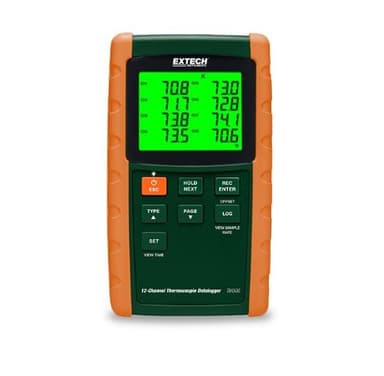Extech TM500 เครื่องบันทึกอุณหภูมิแบบ 12 Channel