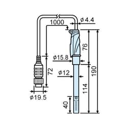 TOA DKK CT-58101C โพรบวัดค่านำไฟฟ้า Conductivity Cell