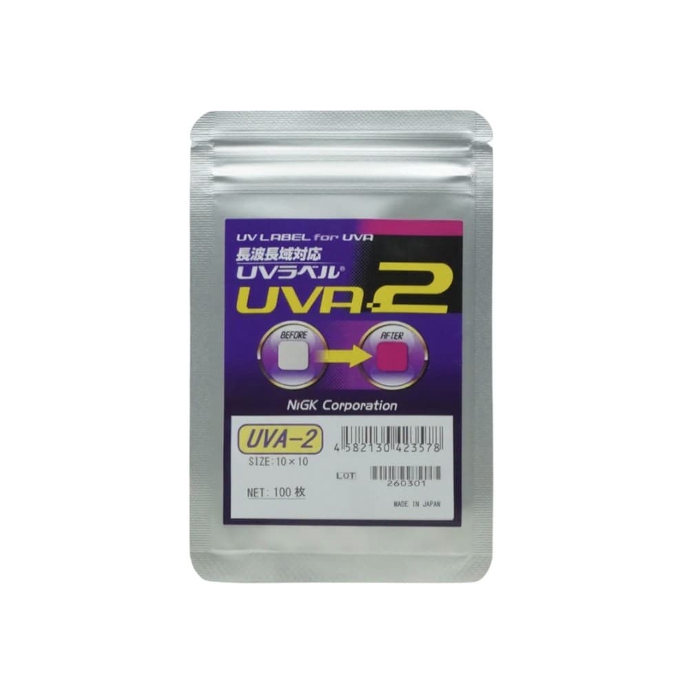 NiGK UVA-2 แถบแสดงความเข้มขนของแสง UV แบบ Indicator | 100pcs