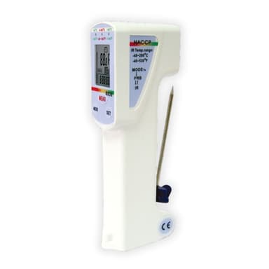 AZ-8838 เครื่องวัดอุณหภูมิอินฟราเรด HACCP IR Thermometer with RTD Pt100