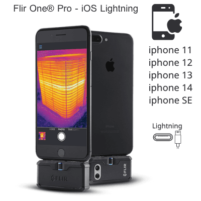FLIR-ONE-PRO-IOS lightning กับ iphone