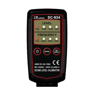Lutron SC-934 เครื่องวัดเสียง Multi-Frequency Sound Level Calibrator