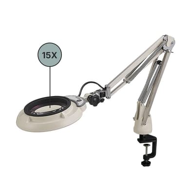 Otsuka SKKL-CF-15X โคมไฟแว่นขยาย (Compact Free-Arm Illuminated Magnifier) | ขยาย 15 เท่า