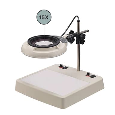Otsuka ENVL-CL-15X โคมไฟแว่นขยายแบบมีไฟส่วนฐาน | Lightbox-type illuminated magnifier