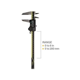 MITUTOYO M-500-163-30 เวอร์เนียคาลิเปอร์ระบบดิจิตอล ช่วงการวัด 0 ถึง 18 นิ้ว, 0-200 mm. ความละเอียด: 0.0005 in / 0.01 mm.  ค่าความแม่นยำ: ±0.001 in/±0.02 mm ยี่ห้อ Mitutoyo, Japan