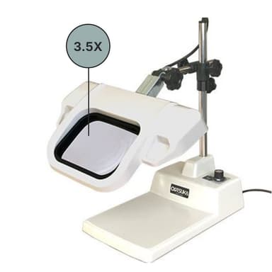 Otsuka O-LIGHT-III-L-B-3.5X โคมไฟแว่นขยายแบบตั้งโต๊ะ