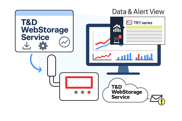ขั้นตอนการเชื่อมต่อ T&D WebStorage Service