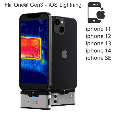 FLIR ONE Gen3 iOS กล้องถ่ายภาพความร้อนสำหรับสมาร์ตโฟน iOS (Lightning)-photo