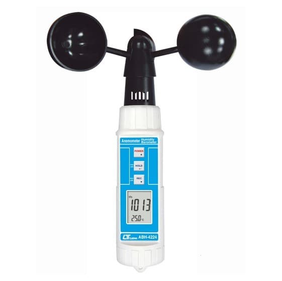 Lutron ABH-4224 เครื่องวัดความเร็วลม CUP ANEMOMETER BAROMETER/HUMIDITY TEMPERATURE