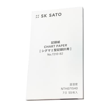 SK Sato SK-7210-82 7-day Chart for Sigma II Thermohygrograph