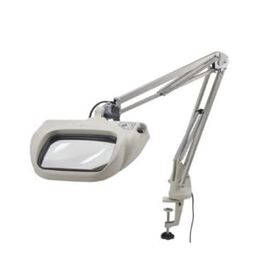 Otsuka O-LIGHT-5-F-4XAR โคมไฟแว่นขยายแบบมีแขนจับหนีบโต๊ะ│Big Recta-Lens Series