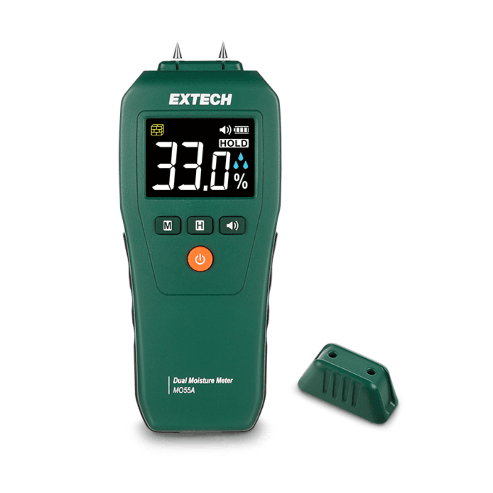 EXTECH EX-MO55A เครื่องวัดความชื้นวัสดุแบบใช้เข็ม (Pin) และแบบไม่ใช้เข็ม (Pinless)