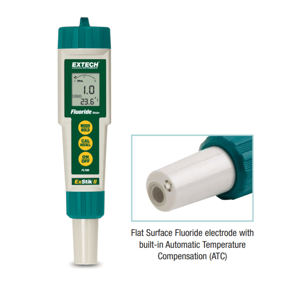 EXTECH EX-FL700 เครื่องวัดฟลูออไรด์ในน้ำแบบพกพา (Fluoride Meter)