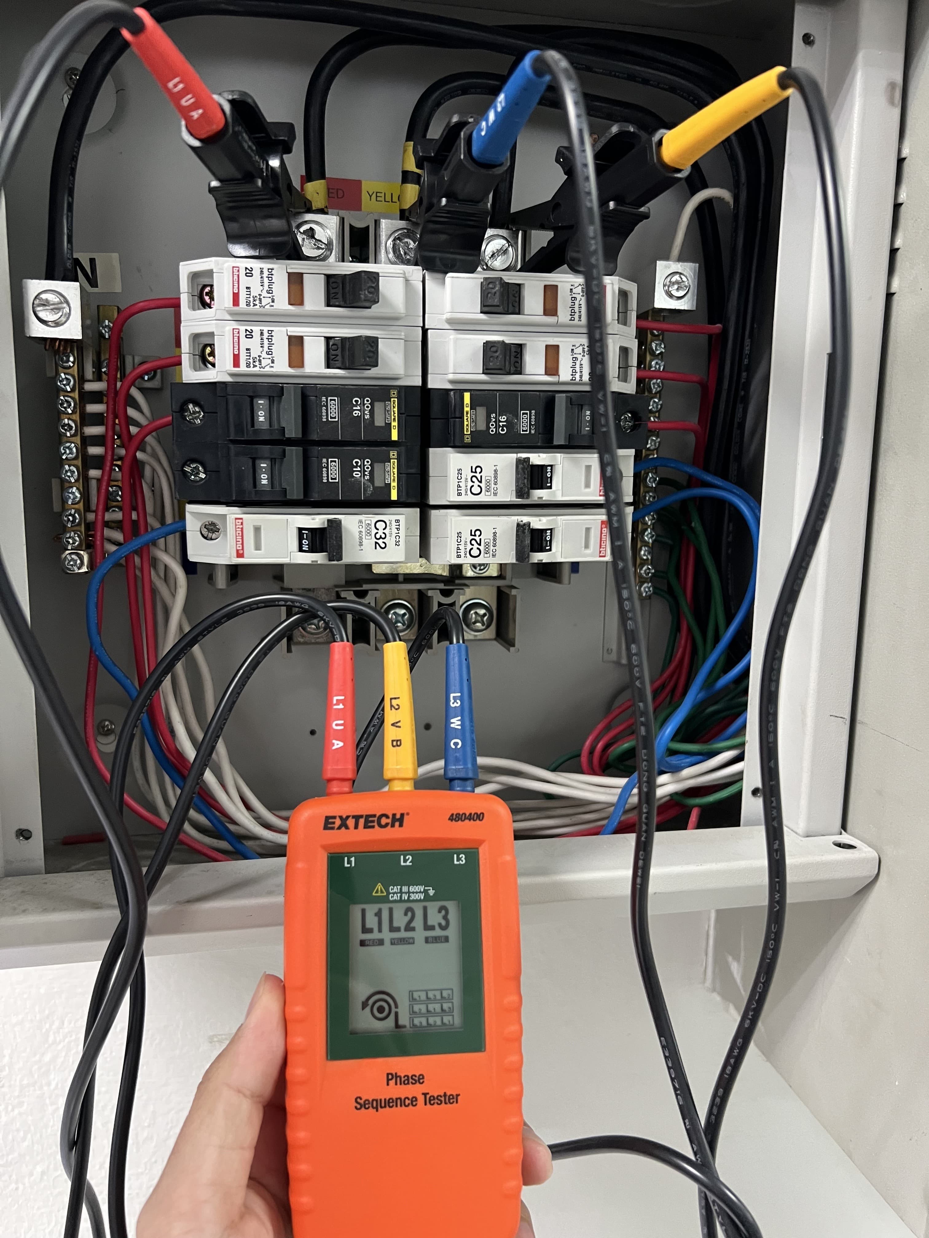 EXTECH EX-480400 เครื่องตรวจวัดลำดับเฟส Phase Sequence Tester-photo6