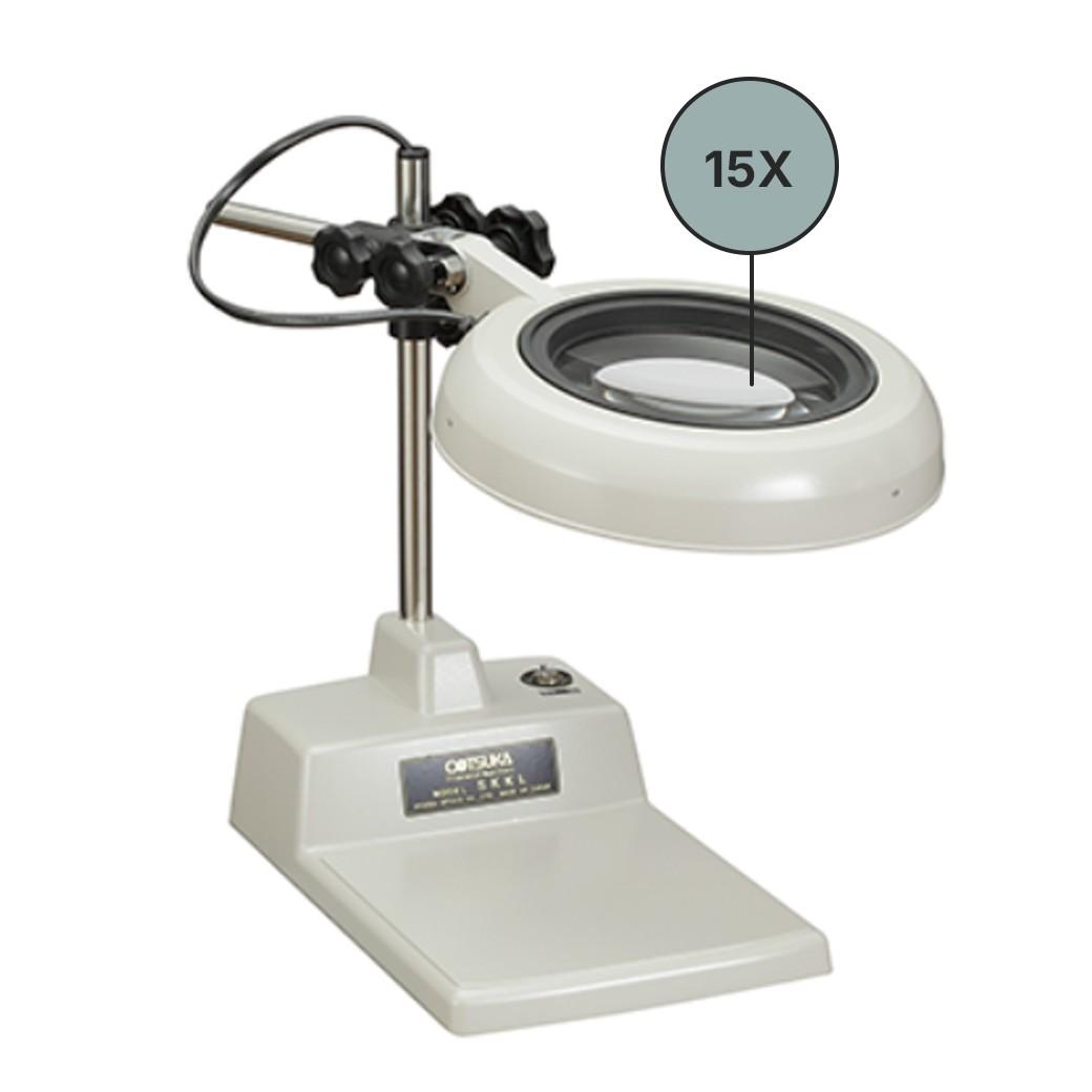 Otsuka SKK-B-15X โคมไฟแว่นขยายแบบตั้งโต๊ะ กำลังขยาย 15X