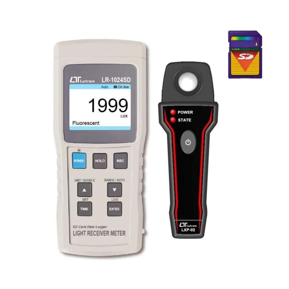 Lutron LR-1024SD เครื่องวัดแสงลักซ์ | Lux Receiver Meter