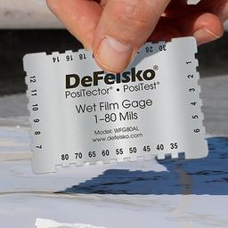 DeFelsko หวี Wet Film Gage Stainless 6-Sided 1–80 mils -photo1