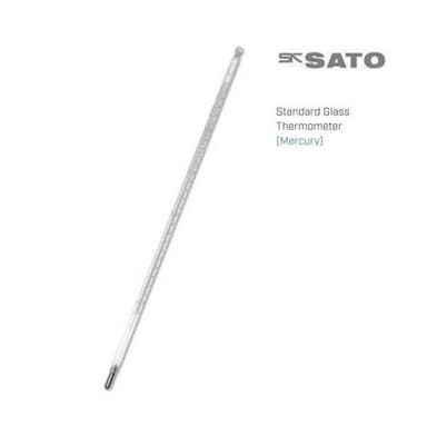 SK Sato SK-0022-02 ปรอทวัดอุณหภูมิ Standard Thermometer Long Dual-tube Type