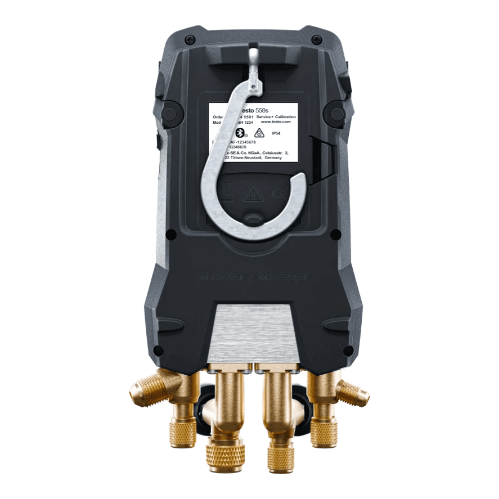 Testo 558s Digital manifold with 4-way valve block and intuitive touchscreen