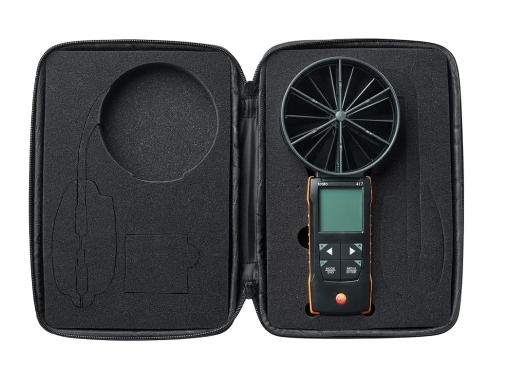 Testo-0563-2417 เครื่องวัดความเร็วลม พร้อม กรวยวัดความเร็วลม | With App Connection-photo1