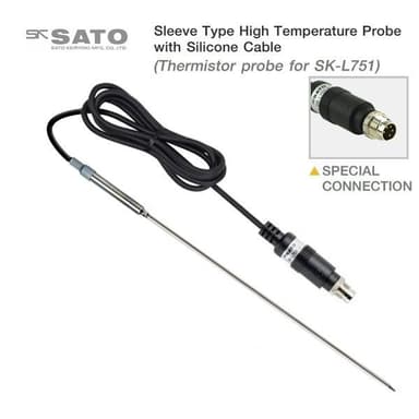SK Sato SK-L751-23 โพรบวัดอุณหภูมิแบบปลายแหลม Sleeve Type for SK-L751