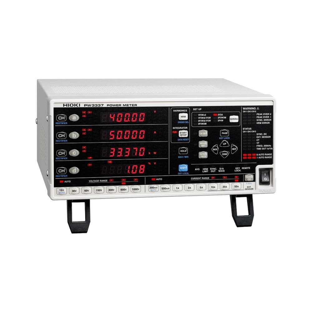 HIOKI PW3337 เครื่องวัดกำลังไฟฟ้า (AC/DC Power Meter) | 3ch