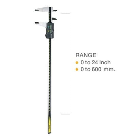 Mitutoyo  M-500-506-10 คาลิเปอร์แบบดิจิตอล (0 - 600mm, 0 - 24inches)