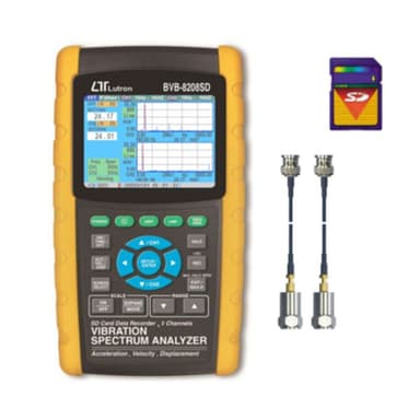 Lutron BVB-8208SD เครื่องวิเคราะห์สเปกตรัมความสั่นสะเทือน (Vibration Spectrum Analyzer)