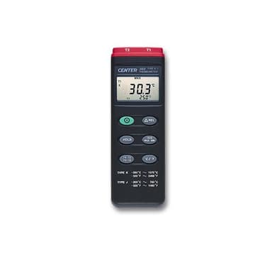 CENTER-303 เครื่องวัดอุณหภูมิ 2 ช่อง Thermocouple Type K/J