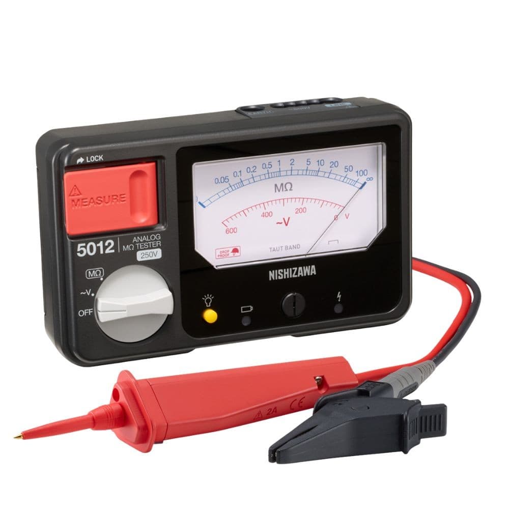 NISHIZAWA 5012-11 เครื่องทดสอบความต้านทานฉนวน (Analog Insulation Resistance Tester)