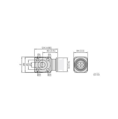 Vaisala FWFC Flange Wafer Flow Cell for PR53GC with Mounting Kit