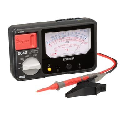 NISHIZAWA 5042-10 เครื่องทดสอบความต้านทานฉนวน (Analog Insulation Resistance Tester)