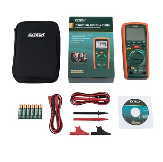 Extech MG320 เครื่องวัดความเป็นฉนวนและมัลติมิเตอร์แบบ True RMS
