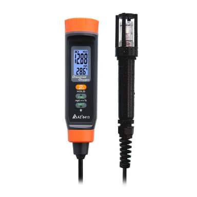 AZ-8413 ปากกาวัดออกซิเจนละลายน้ำ พร้อมโพรบสายยาว Dissolved Oxygen Pen with long cable probe